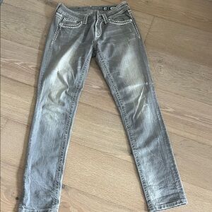 Miss Me Silver Embellished Jeans